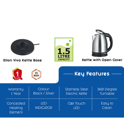 Viva Electric Kettle – 1.5 Litre