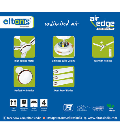 Air Edge BLDC Ceiling Fan with Remote