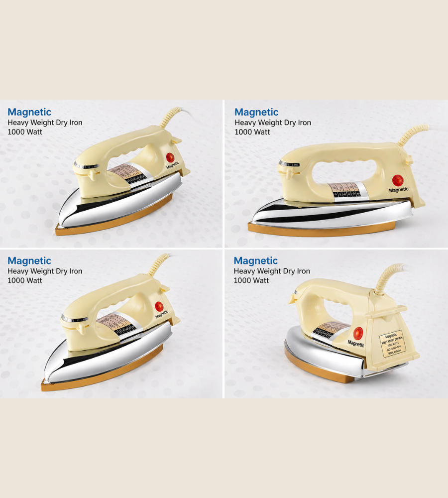 Magnetic Heavy Weight Dry Iron 1000 Watt