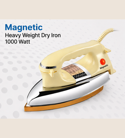 Magnetic Heavy Weight Dry Iron 1000 Watt